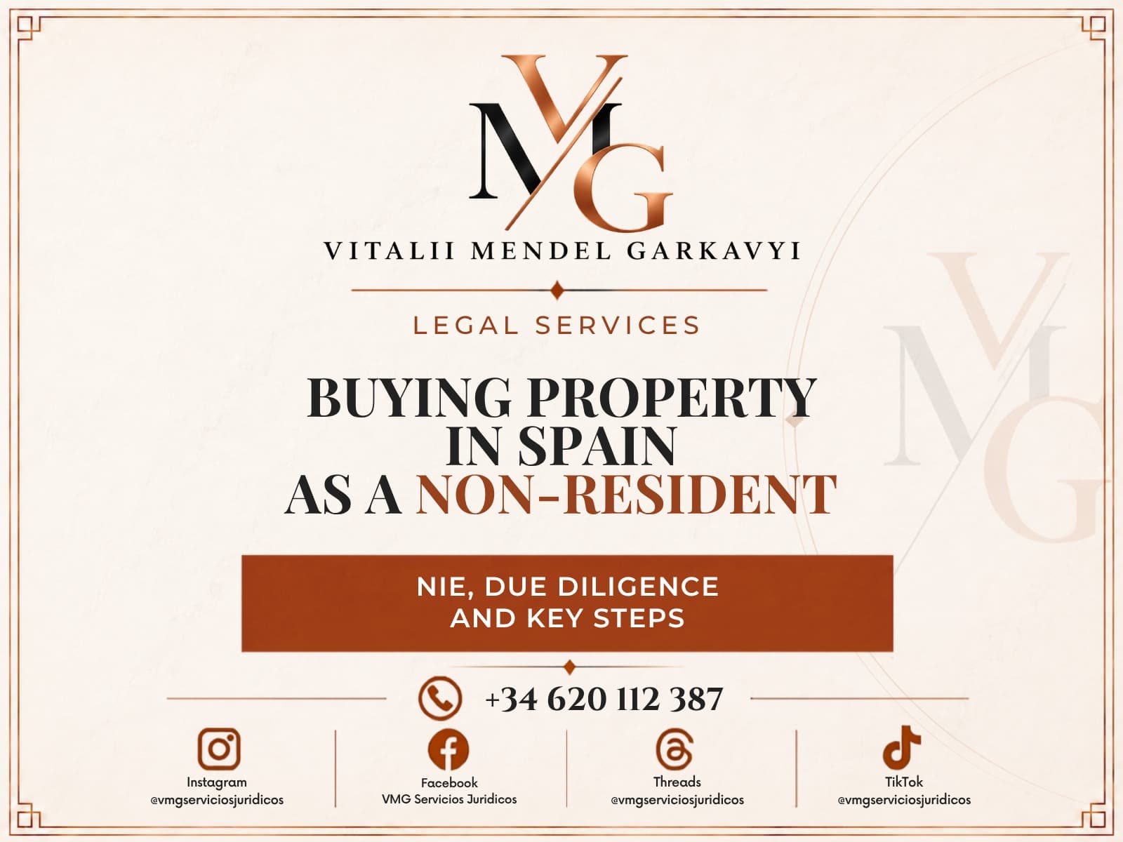 Buying property in Spain as a non-resident: NIE, due diligence and key steps in 2026