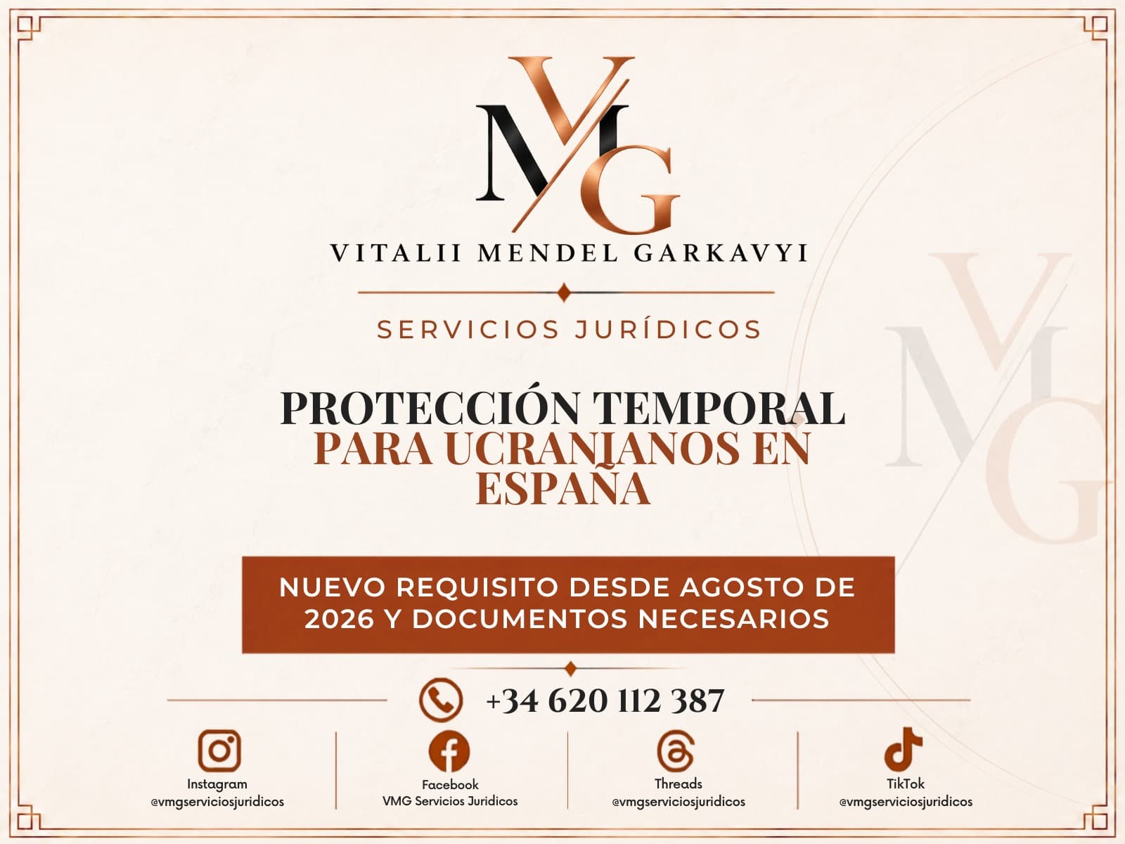 Protección temporal para ucranianos en España: nuevo requisito desde agosto de 2026 y documentos