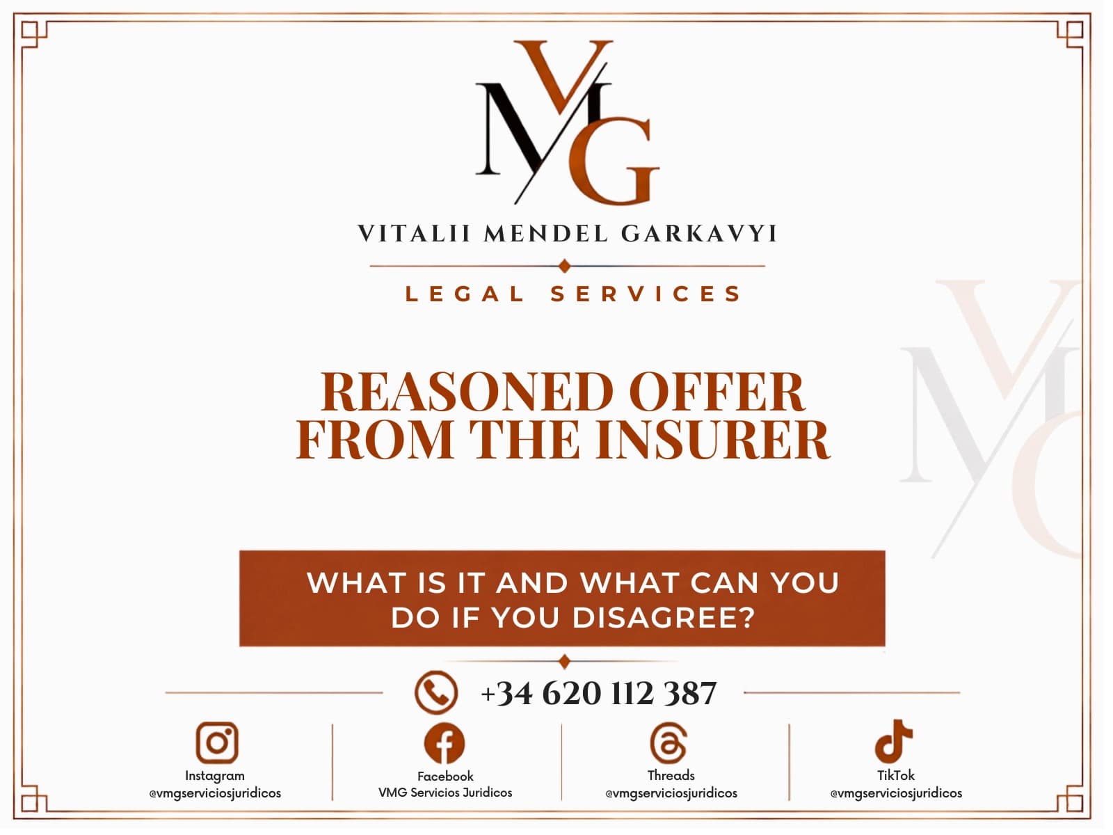 Reasoned offer from the insurer: what is it and what can you do if you disagree?